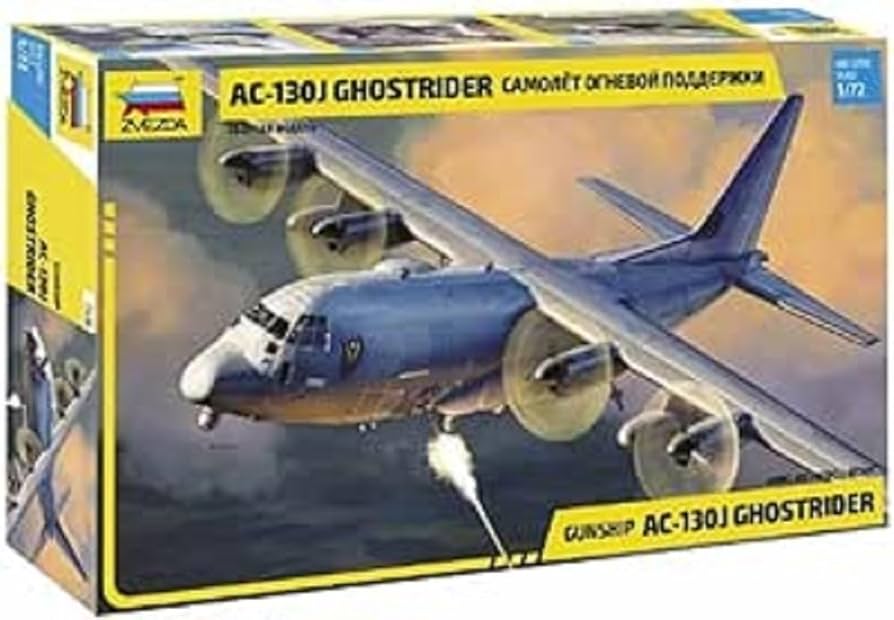 AC-130 プラモデルキット 詳細なAC 130ガンシップ飛行機モデルキット：本物で作られ、航空